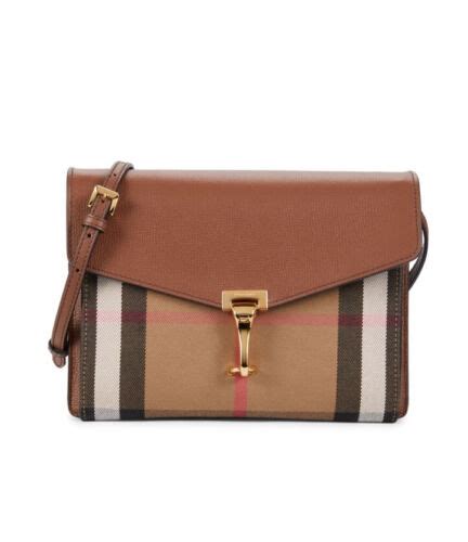 NWT BURBERRY HOUSE CHECK DERBY LEATHER 